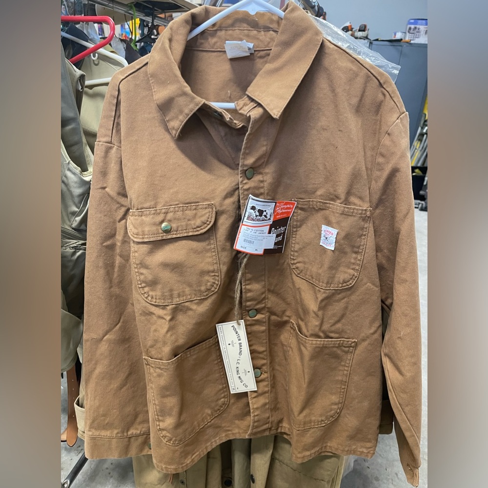Pointer Brand brown denim style jacket size XL